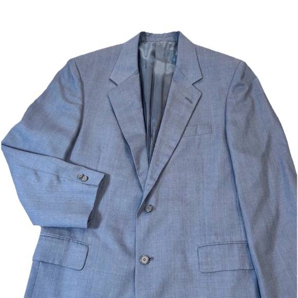 Yves Saint Laurent Other - Vintage Yves Saint Laurent Blazer Men’s 42 Blue‎ Plaid